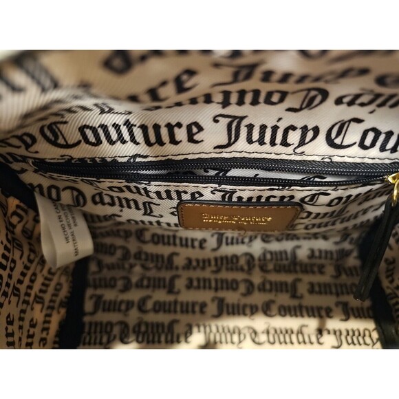 JUICY COUTURE Bag Bestsellers Fame Satchel w/ Crossbody Strap, Black Quilted NWT - Picture 8 of 9